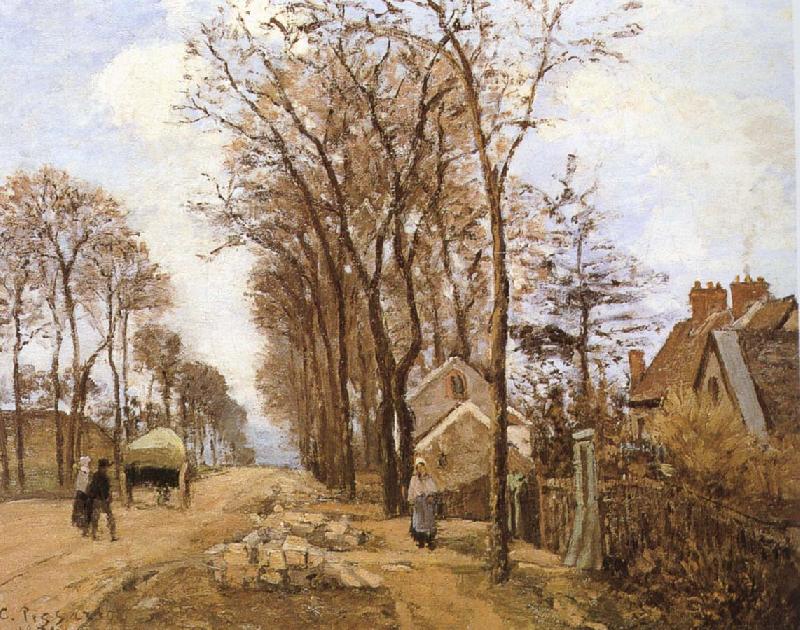 Camille Pissarro Rural road China oil painting art